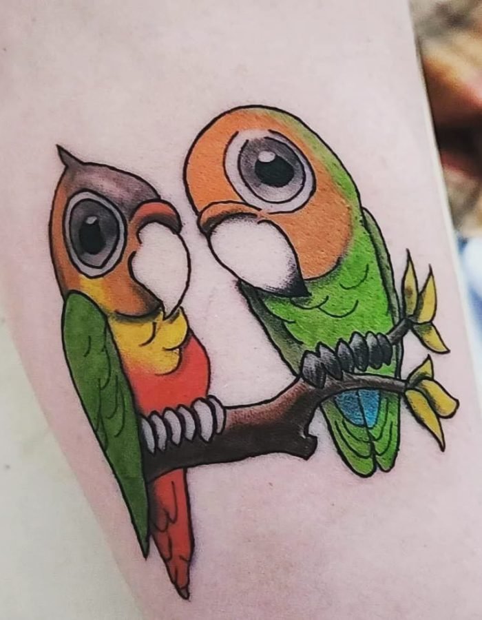 Parrot Color Tattoo